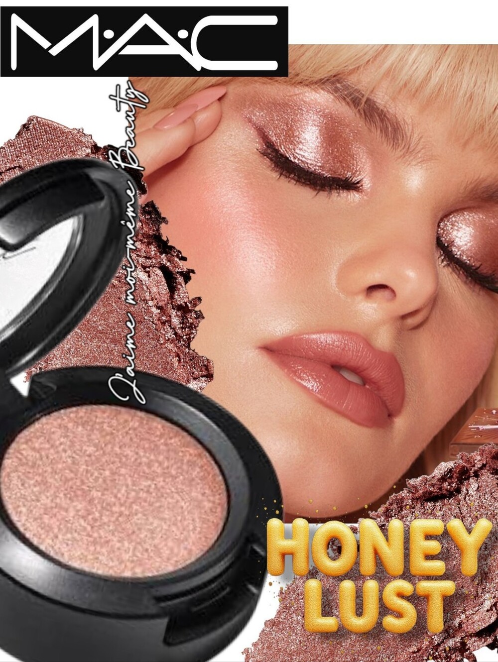 MAC Cosmetics Honey Lust Luster Bronzed Pink Shimmer Eyeshadow